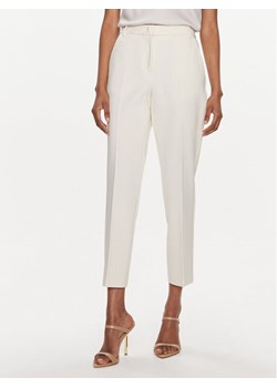 Pinko Spodnie materiałowe Bello Pantalone. 100155 A1L4 Écru Slim Fit ze sklepu MODIVO w kategorii Spodnie damskie - zdjęcie 181092458