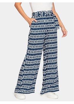 Olsen Spodnie materiałowe 14002153 Granatowy Relaxed Fit ze sklepu MODIVO w kategorii Spodnie damskie - zdjęcie 181092475