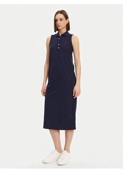 Polo Ralph Lauren Sukienka codzienna 211968292002 Granatowy Regular Fit ze sklepu MODIVO w kategorii Sukienki - zdjęcie 181092527