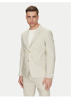 Calvin Klein Marynarka K10K114388 Beżowy Slim Fit ze sklepu MODIVO w kategorii Marynarki męskie - zdjęcie 181092539