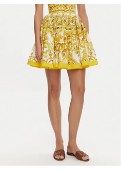 Dolce&Gabbana Spódnica midi F4CB1T HH5DV Żółty Regular Fit ze sklepu MODIVO w kategorii Spódnice - zdjęcie 181092568