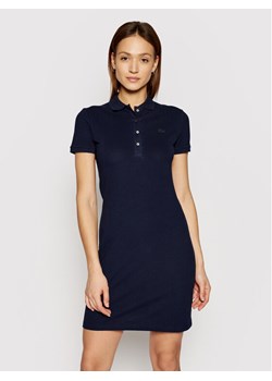 Lacoste Sukienka codzienna EF5473 Granatowy Slim Fit ze sklepu MODIVO w kategorii Sukienki - zdjęcie 181092635