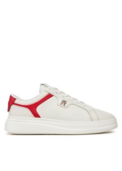 Tommy Hilfiger Sneakersy Pointy Court Sneaker FW0FW07460 Écru ze sklepu MODIVO w kategorii Trampki damskie - zdjęcie 181092638
