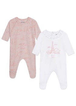 Kenzo Kids Komplet t-shirt i spodenki K98101 Biały Regular Fit ze sklepu MODIVO w kategorii Pajacyki - zdjęcie 181092656