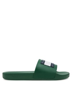 Tommy Jeans Klapki Tommy Jeans Pool Slide Ess EM0EM01191 Zielony ze sklepu MODIVO w kategorii Klapki męskie - zdjęcie 181092687