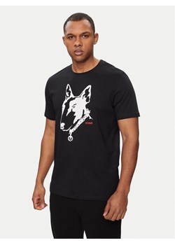 Hugo T-Shirt Dammock 50504916 Czarny Regular Fit ze sklepu MODIVO w kategorii T-shirty męskie - zdjęcie 181092737