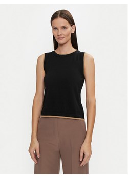 Luisa Spagnoli Top Macinapepe 58514 Czarny Regular Fit ze sklepu MODIVO w kategorii Bluzki damskie - zdjęcie 181092779