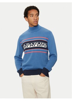 Napapijri Golf D-Sardona NP0A4I2A Granatowy Regular Fit ze sklepu MODIVO w kategorii Swetry męskie - zdjęcie 181092785