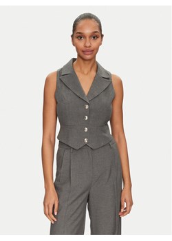 Morgan Kamizelka garniturowa 251-CJANA.F Szary Slim Fit ze sklepu MODIVO w kategorii Kamizelki damskie - zdjęcie 181092847