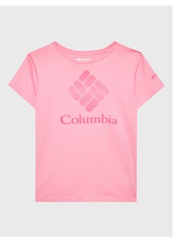 Columbia T-Shirt Mission Lake 1989791 Różowy Regular Fit - id: 0000301587675 - marki Columbia - 181092906 Columbia T-Shirt Mission Lake 1989791 Różowy Regular Fit ze sklepu MODIVO w kategorii Bluzki dziewczęce - zdjęcie 181092906