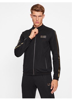 EA7 Emporio Armani Bluza 6RPM38 PJMCZ 1200 Czarny Regular Fit ze sklepu MODIVO w kategorii Bluzy męskie - zdjęcie 181092919