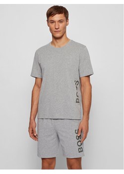 Boss Koszulka piżamowa Identity RN 50442645 Szary Regular Fit ze sklepu MODIVO w kategorii Piżamy męskie - zdjęcie 181092937