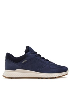 ECCO Sneakersy Exostride W Low Gtx GORE-TEX 83530301303 Granatowy ze sklepu MODIVO w kategorii Buty sportowe damskie - zdjęcie 181093228