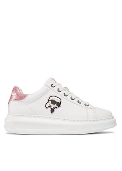 KARL LAGERFELD Sneakersy KL62530N Biały ze sklepu MODIVO w kategorii Buty sportowe damskie - zdjęcie 181093538