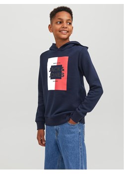 Jack&Jones Junior Bluza 12237105 Granatowy Regular Fit ze sklepu MODIVO w kategorii Bluzy chłopięce - zdjęcie 181093566