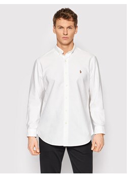 Polo Ralph Lauren Koszula Core Replen 710792041 Biały Custom Fit ze sklepu MODIVO w kategorii Koszule męskie - zdjęcie 181093586