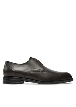 BOSS Półbuty Tayil 50529099 10251501 01 Brązowy ze sklepu MODIVO w kategorii Buty eleganckie męskie - zdjęcie 181093595