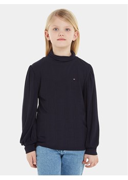 Tommy Hilfiger Bluzka KG0KG07594 Granatowy Regular Fit ze sklepu MODIVO w kategorii Bluzki dziewczęce - zdjęcie 181093605