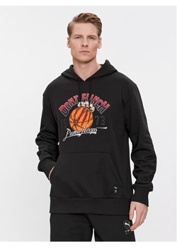 Puma Bluza Graphic Booster 624812 Czarny Regular Fit ze sklepu MODIVO w kategorii Bluzy męskie - zdjęcie 181093638