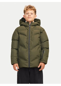 Jack&Jones Junior Kurtka zimowa Slay 12261353 Zielony Regular Fit ze sklepu MODIVO w kategorii Kurtki chłopięce - zdjęcie 181093739