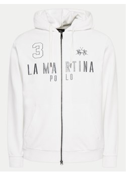 La Martina Bluza YMF305 FP568 Biały Regular Fit ze sklepu MODIVO w kategorii Bluzy męskie - zdjęcie 181093815