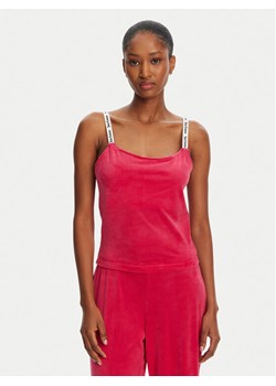 Juicy Couture Top Elina JCLCT125501 Różowy Slim Fit ze sklepu MODIVO w kategorii Bluzki damskie - zdjęcie 181093909