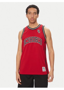 DC Tank top ADYKT03257 Czerwony Regular Fit ze sklepu MODIVO w kategorii T-shirty męskie - zdjęcie 181093915