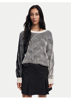 Desigual Sweter Ottawa 24WWJF10 Szary Regular Fit ze sklepu MODIVO w kategorii Swetry damskie - zdjęcie 181093946