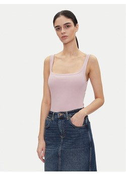 Lee Top Square 112363644 Fioletowy Slim Fit ze sklepu MODIVO w kategorii Bluzki damskie - zdjęcie 181093987