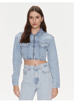 Tommy Jeans Kurtka jeansowa DW0DW17450 Niebieski Slim Fit ze sklepu MODIVO w kategorii Kurtki damskie - zdjęcie 181094118