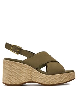 Clarks Sandały Manon Wish 26176302 Zielony ze sklepu MODIVO w kategorii Sandały damskie - zdjęcie 181094149