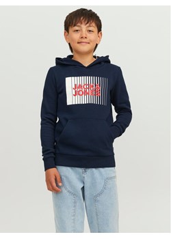 Jack&Jones Junior Bluza 12237459 Granatowy Regular Fit ze sklepu MODIVO w kategorii Bluzy chłopięce - zdjęcie 181094278