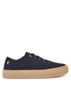 Tommy Hilfiger Espadryle Vulc Espadrille Sneaker FW0FW08404 Granatowy ze sklepu MODIVO w kategorii Espadryle damskie - zdjęcie 181094305