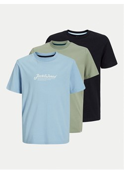 Jack&Jones Junior Komplet 3 t-shirtów Beau 12278387 Kolorowy Regular Fit ze sklepu MODIVO w kategorii T-shirty chłopięce - zdjęcie 181094367