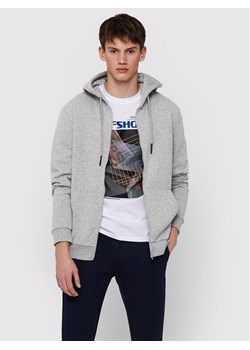 Only & Sons Bluza Ceres 22018684 Szary Regular Fit ze sklepu MODIVO w kategorii Bluzy męskie - zdjęcie 181094489
