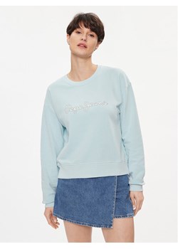 Pepe Jeans Bluza Lana PL581430 Niebieski Regular Fit ze sklepu MODIVO w kategorii Bluzy damskie - zdjęcie 181094678