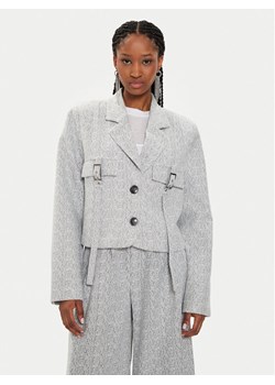 Gestuz Marynarka Coelle 10908648 Szary Regular Fit ze sklepu MODIVO w kategorii Marynarki damskie - zdjęcie 181094748