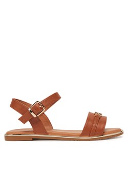 Tommy Hilfiger Sandały T3A2-33778-0326 S Brązowy ze sklepu MODIVO w kategorii Sandały dziecięce - zdjęcie 181094758
