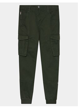 NAME IT Spodnie materiałowe Ryan 13151735 Zielony Regular Fit ze sklepu MODIVO w kategorii Spodnie chłopięce - zdjęcie 181094776