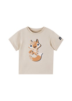 Reima T-Shirt 5200351A Beżowy Regular Fit ze sklepu MODIVO w kategorii T-shirty chłopięce - zdjęcie 181095039