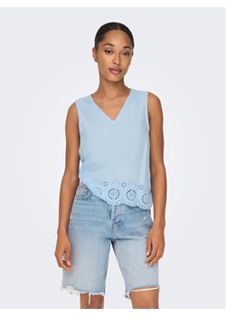 ONLY Bluzka 15296317 Niebieski Regular Fit ze sklepu MODIVO w kategorii Bluzki damskie - zdjęcie 181095148