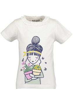 Blue Seven T-Shirt 702280 X Biały Regular Fit ze sklepu MODIVO w kategorii Bluzki dziewczęce - zdjęcie 181095298