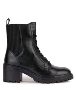 Geox Botki D Damiana D36QCD 00043 C9999 Czarny ze sklepu MODIVO w kategorii Workery damskie - zdjęcie 181095336