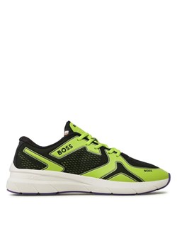 Boss Sneakersy Owen Runn 50493217 Zielony ze sklepu MODIVO w kategorii Buty sportowe męskie - zdjęcie 181095387
