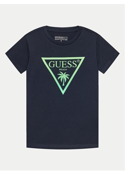 Guess T-Shirt L4GI33 J1311 Granatowy Regular Fit ze sklepu MODIVO w kategorii T-shirty chłopięce - zdjęcie 181095545