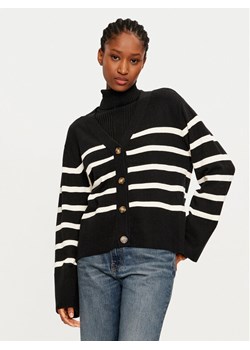 Pieces Kardigan Sia 17150971 Czarny Loose Fit ze sklepu MODIVO w kategorii Swetry damskie - zdjęcie 181095589