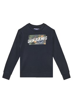 Jack&Jones Junior Bluza Hawaii 12269863 Granatowy Regular Fit ze sklepu MODIVO w kategorii Bluzy chłopięce - zdjęcie 181095655