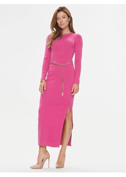 MICHAEL Michael Kors Sukienka dzianinowa MF381UN4VR Różowy Slim Fit ze sklepu MODIVO w kategorii Sukienki - zdjęcie 181095686