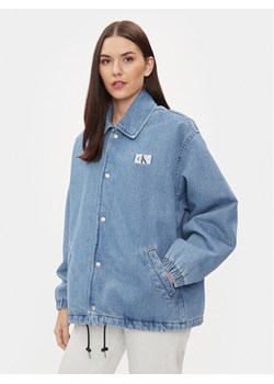 Calvin Klein Jeans Kurtka jeansowa Skater J20J223258 Niebieski Relaxed Fit ze sklepu MODIVO w kategorii Kurtki damskie - zdjęcie 181095697