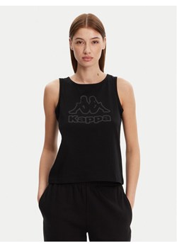 Kappa Top Logo Gria 382129W Czarny Regular Fit ze sklepu MODIVO w kategorii Bluzki damskie - zdjęcie 181095737